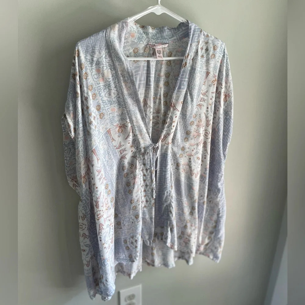 Victoria’s Secret Kimono Swim Cover Up - Floral Boho - O/S - Picture 3 of 11